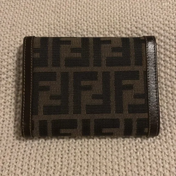 Fendi Zucca Canvas & Leather bifold wallet Wallets